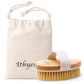 Ithyes Dry Brushing Body Brush Exfoliating Brush Natural Bristle Bath Brush for Remove Dead Skin Toxins Cellulite,Treatment,Improves Lymphatic Functions,Exfoliates,Stimulates Blood Circulation