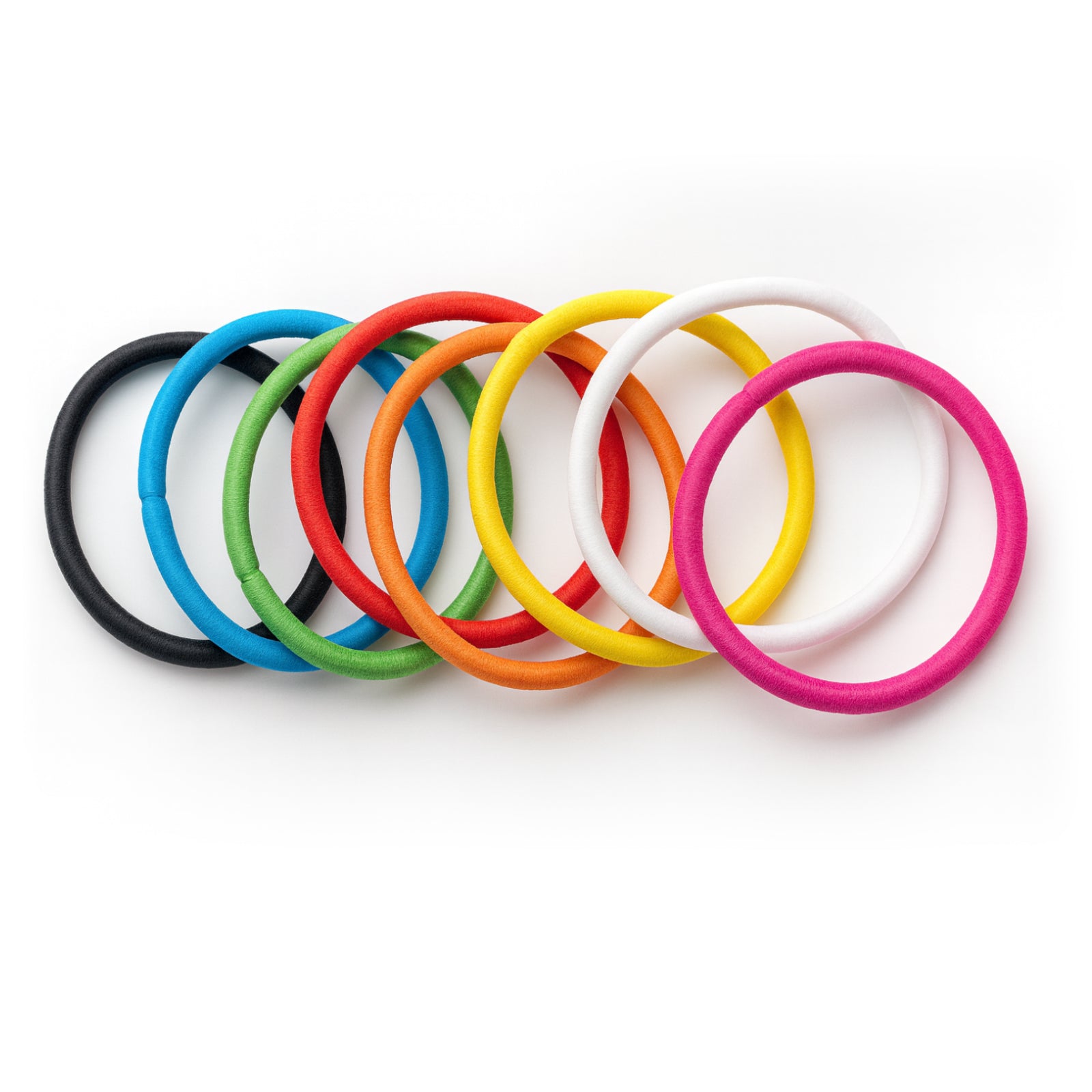 Ithyes 32Pcs Hair Bands for Women Thick Hair,4mm Elastic Hair Ties for Girl,Hair Band Ponytail Holders,Hair Bobbles for Girls,Rubber Bands for Hair,Hair Accessories,Scrunchies for Women (Multicolor)